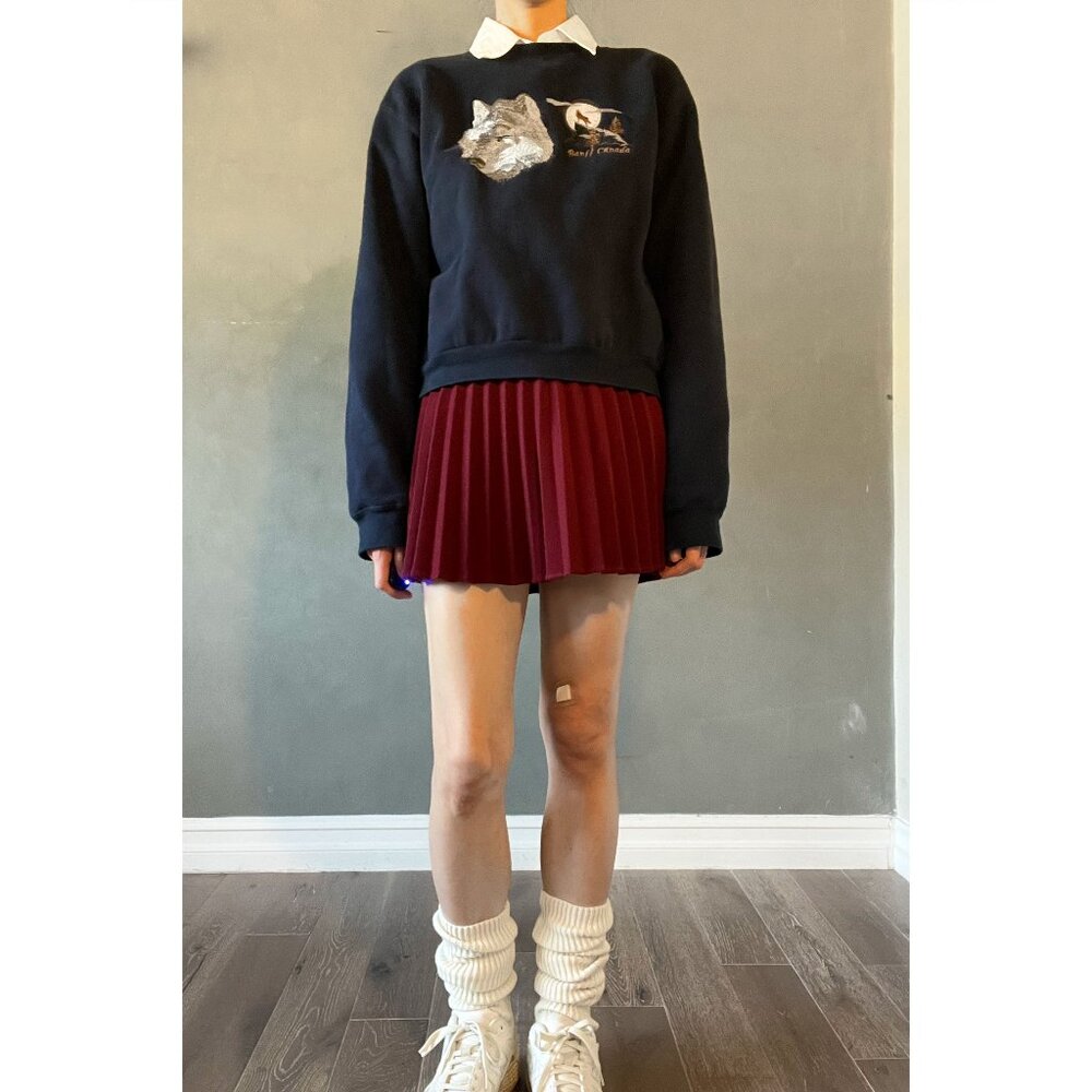 Theory Wool Pleated Mini Skirt - OO (XS/S)